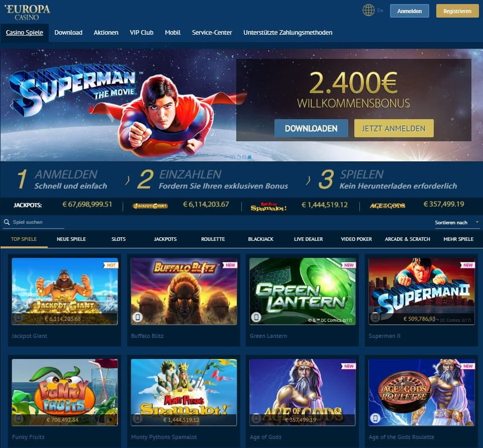 online casino europa auszahlung