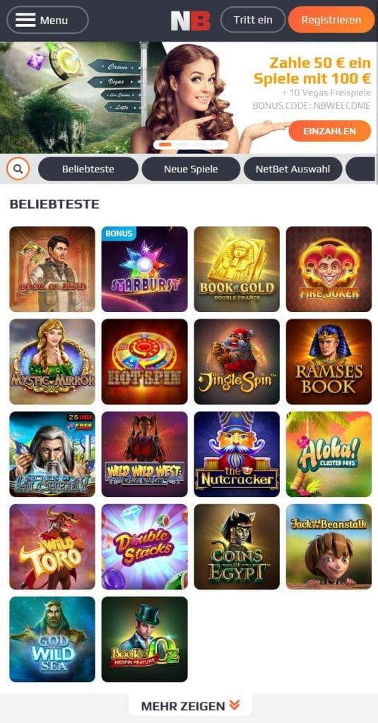 netbet casino mobile app