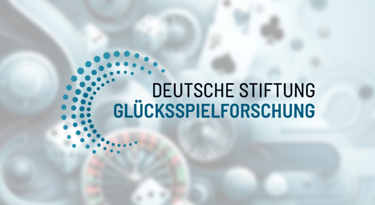 Das Logo der deutschen Stiftung Glücksspielforschung. 