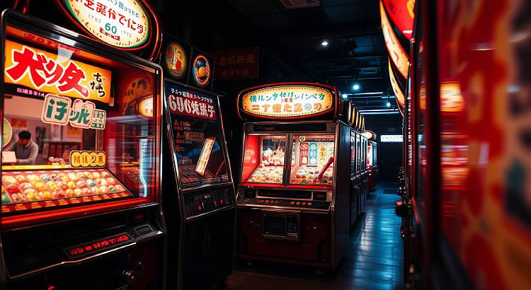 Ein Pachinko Salon in Japan.