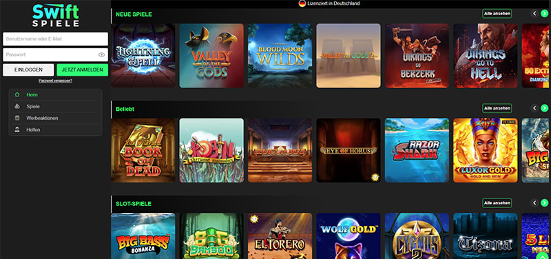 Swift Spiele casino website